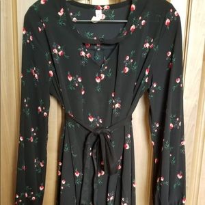Black Floral Dress